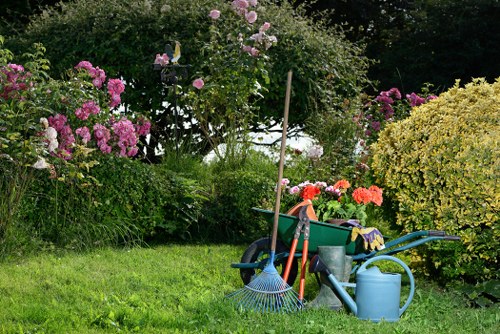 After-clearance beautiful and tidy Richmond garden